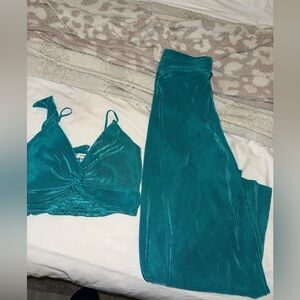 Ro & De teal matching set